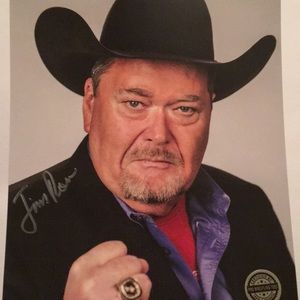 Jim Ross Autographed 8x10